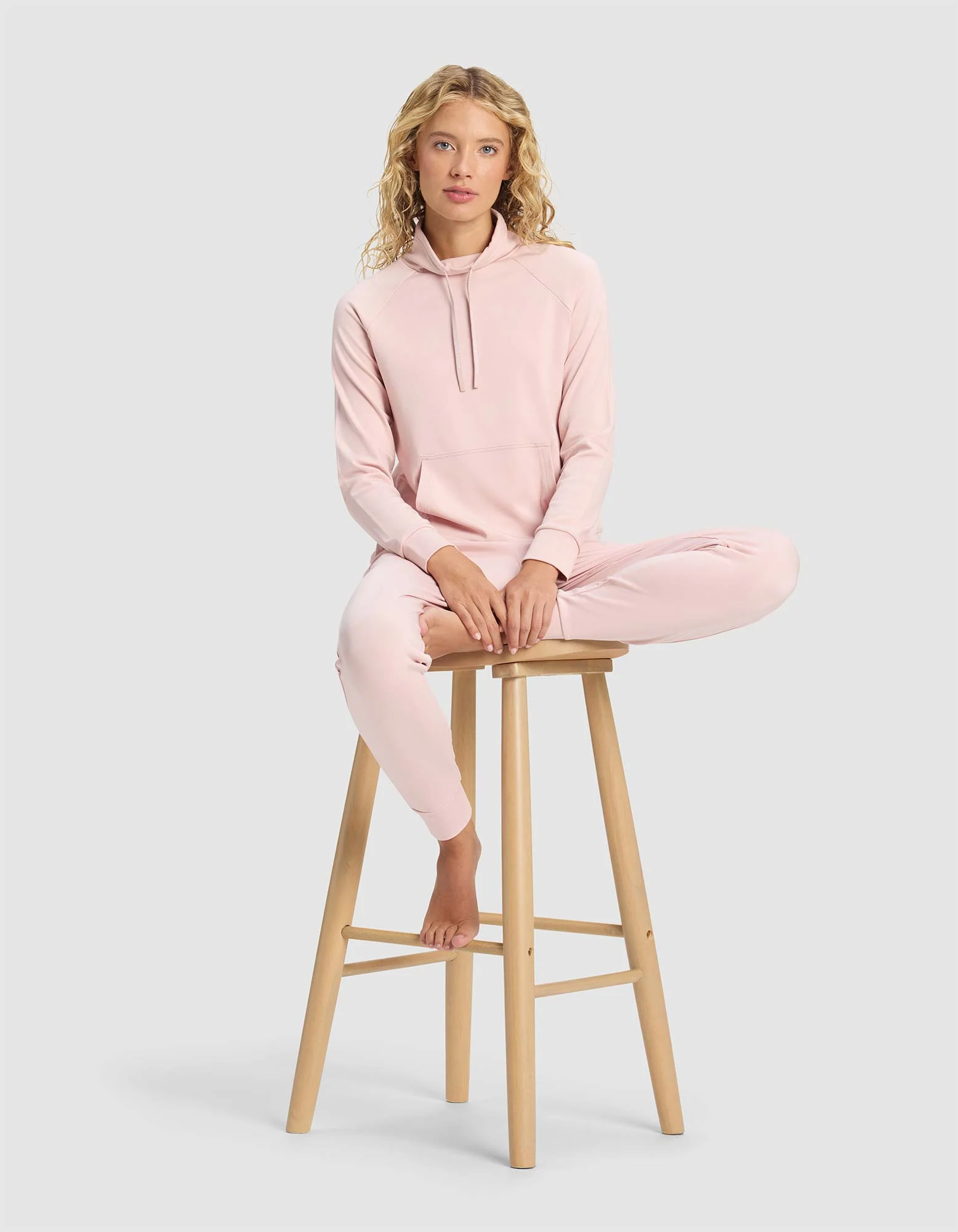 Women's Brushed Bamboo Mock Neck & Jogger Set - Image 10