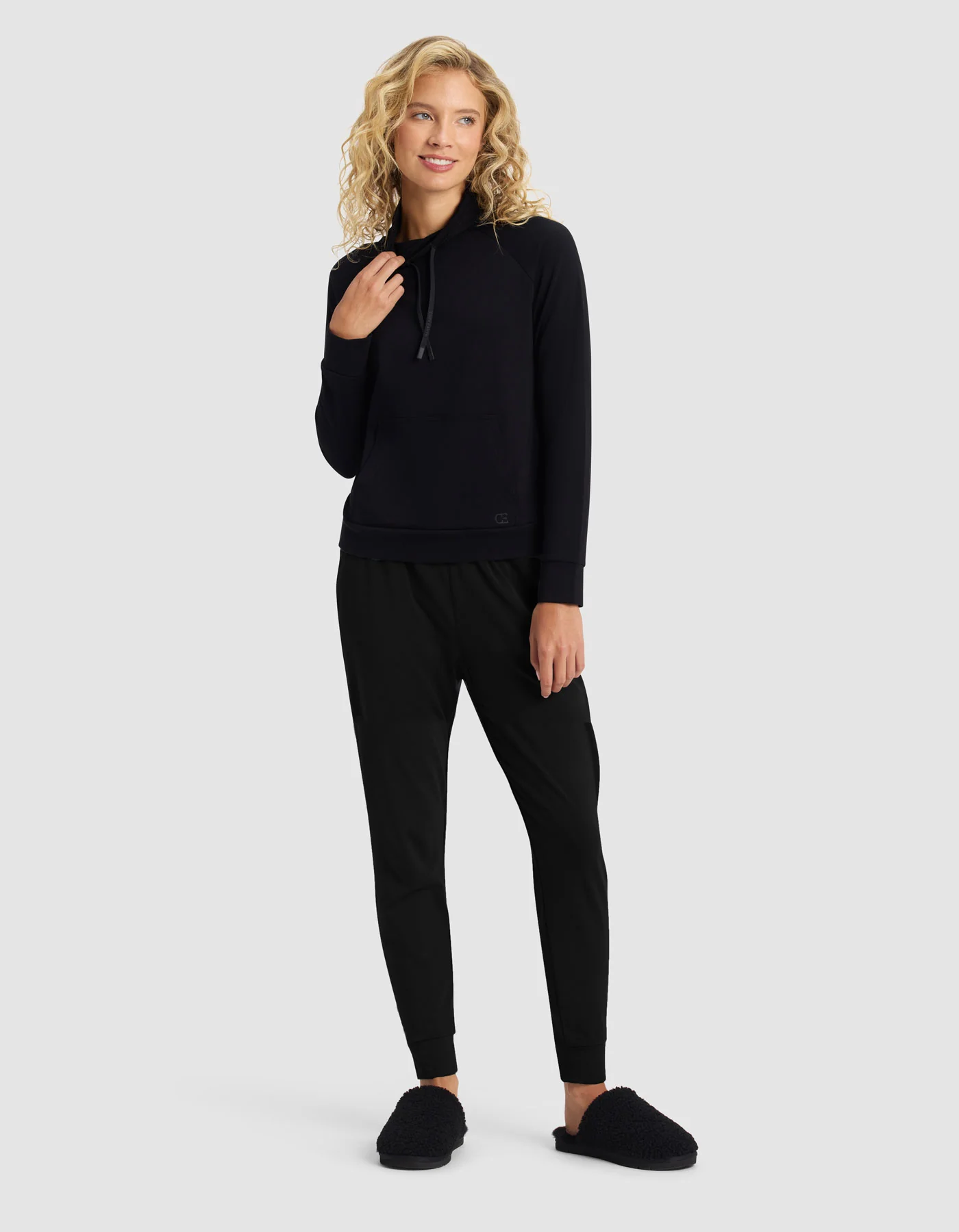Women's Brushed Bamboo Mock Neck & Jogger Set - Image 3