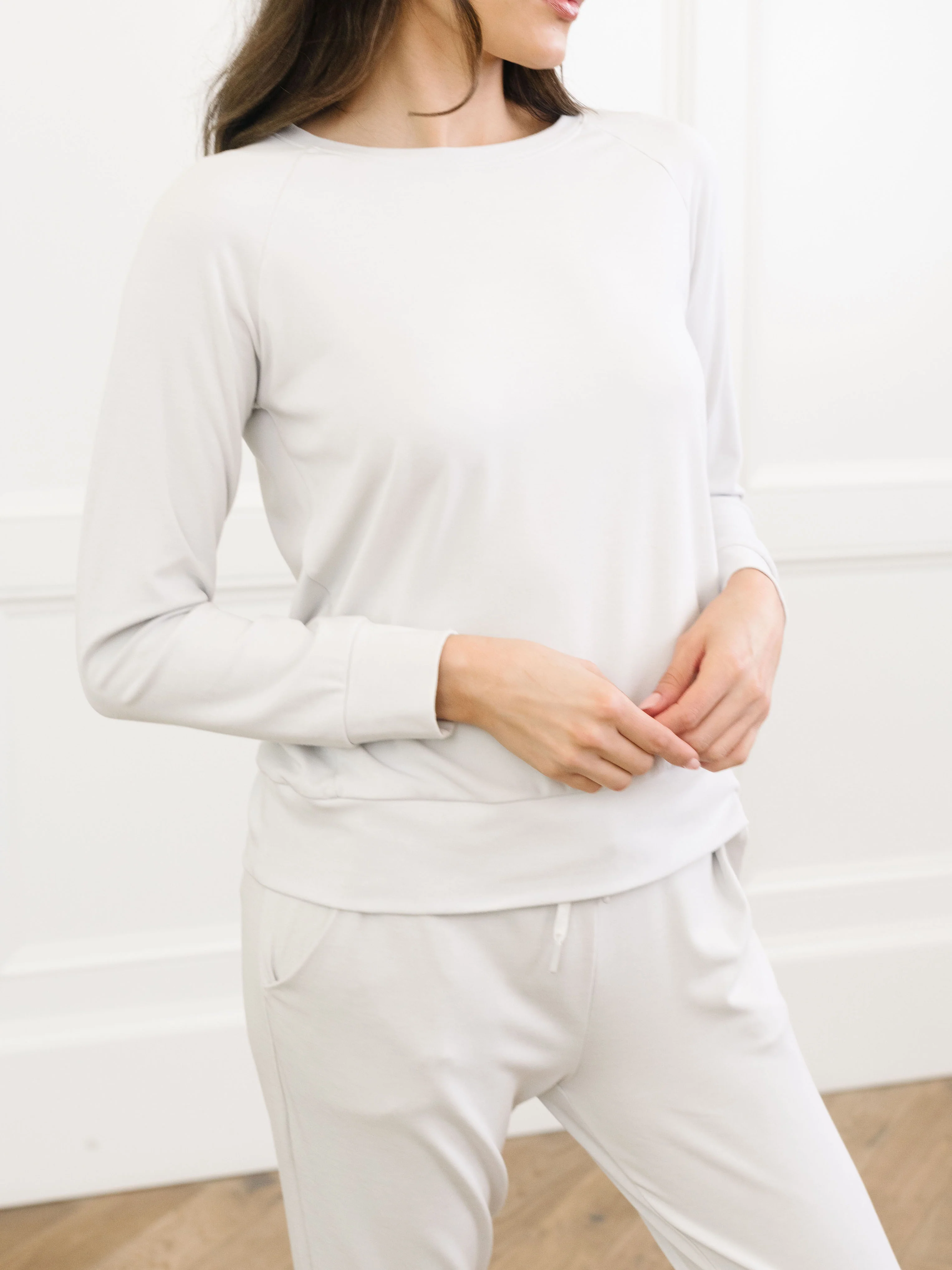 Women's Brushed Bamboo Pullover Crew - Wholesale - Image 29