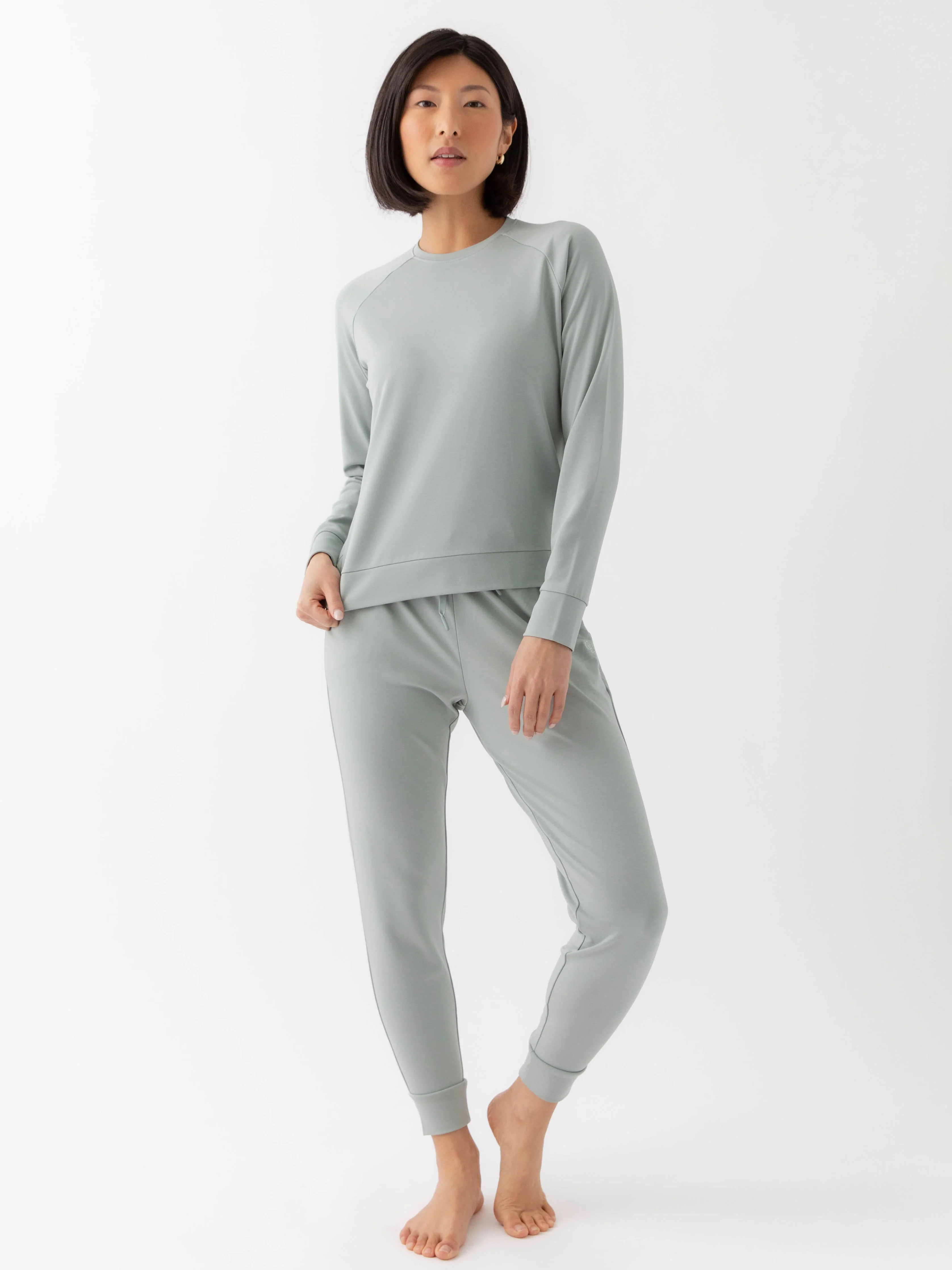 Women's Brushed Bamboo Pullover Crew - Wholesale - Image 38