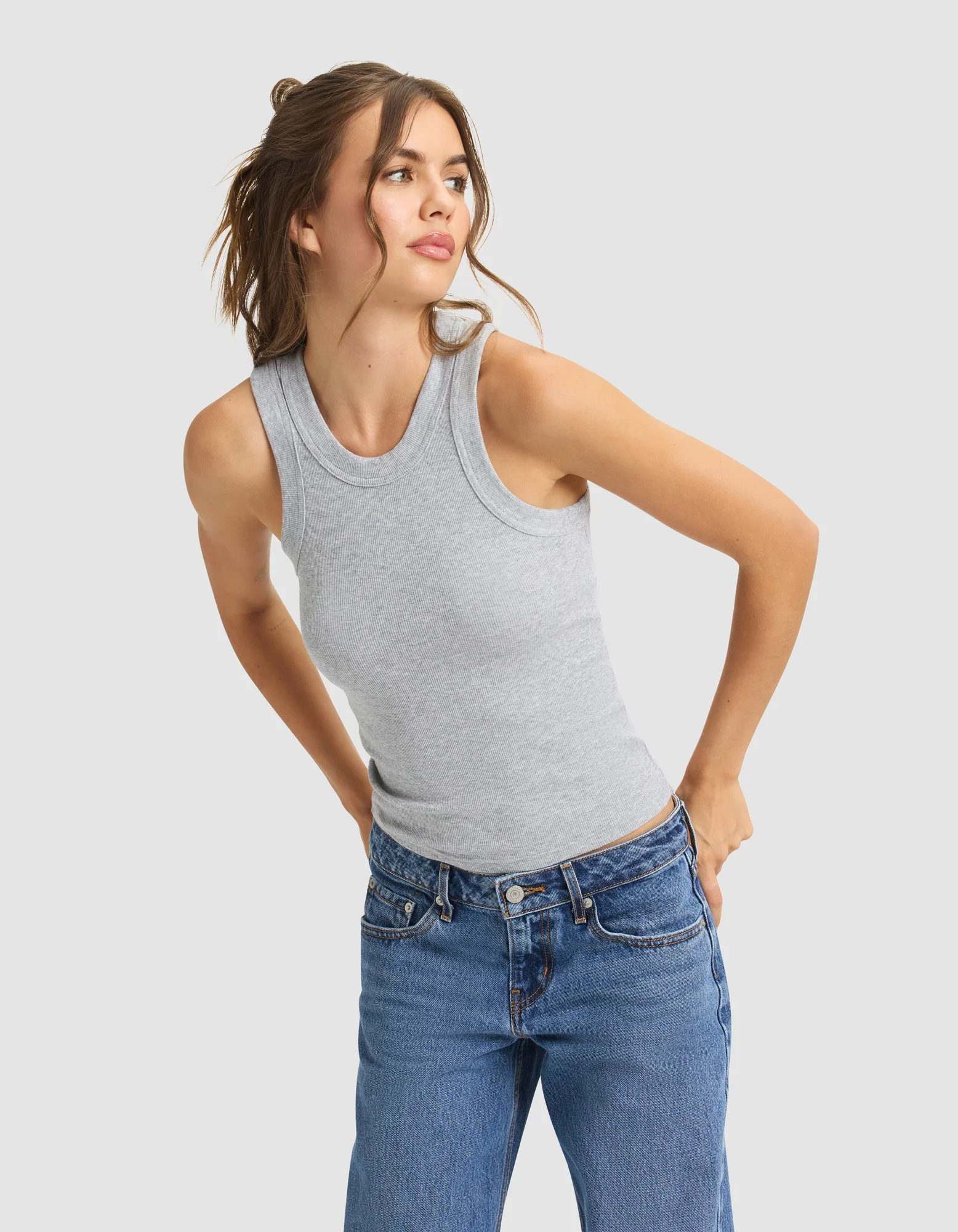 Women's Fine Ribbed Tank - Image 14