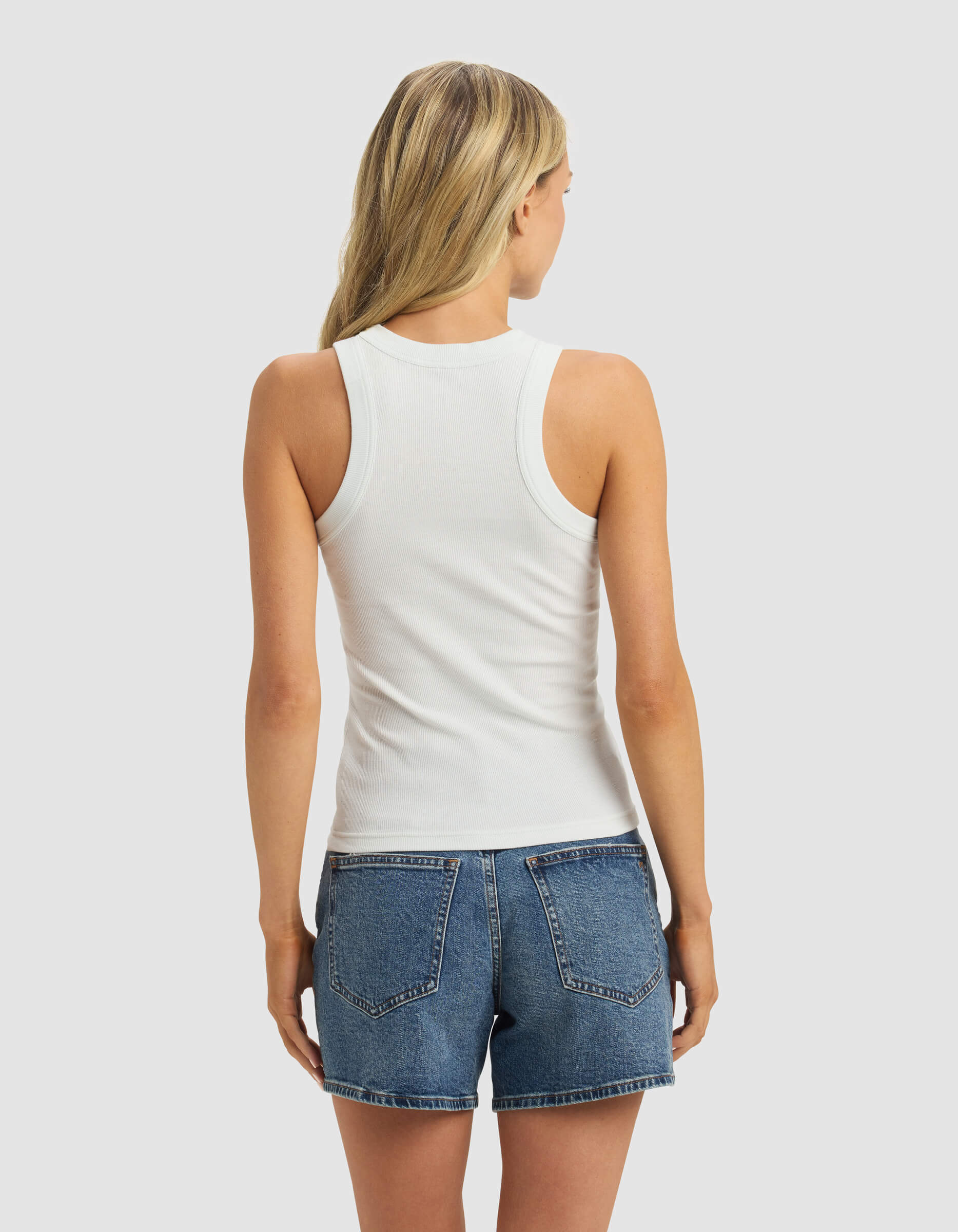 Women's Fine Ribbed Tank - Image 19
