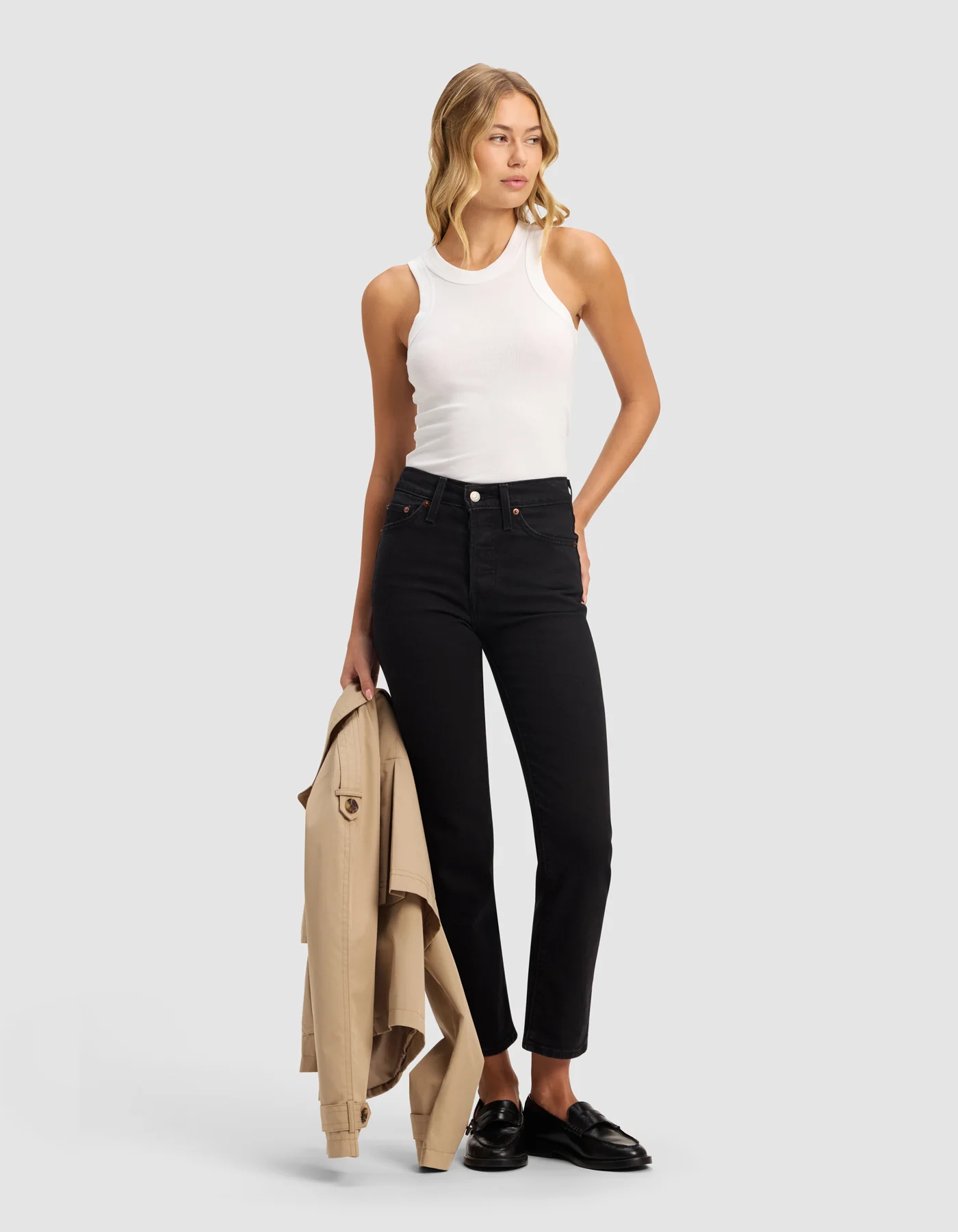 Women's Fine Ribbed Tank - Image 8