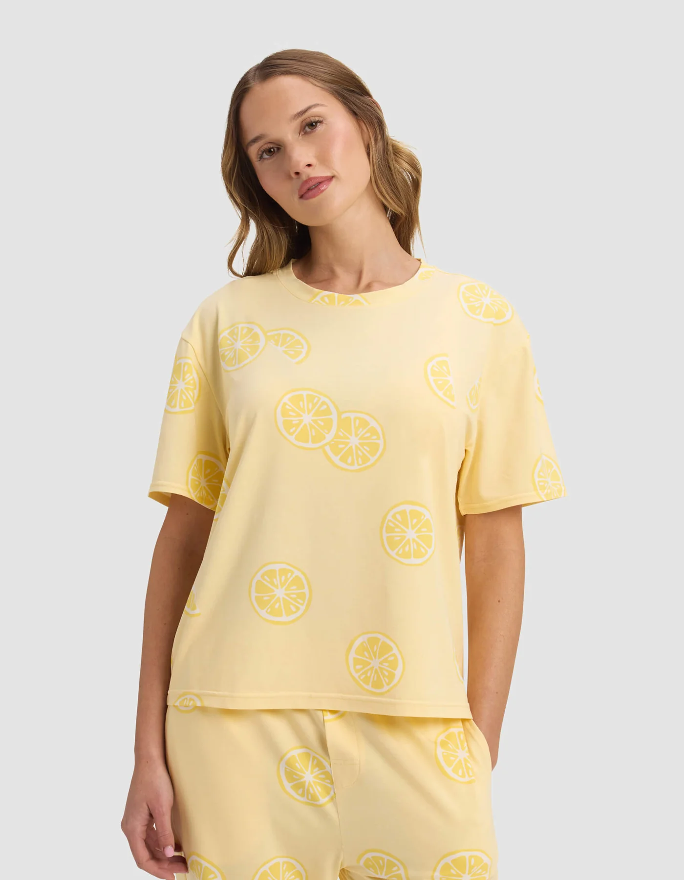 Women's First Layer Pajama Short Sleeve Tee & Boxer Short Set - Image 39