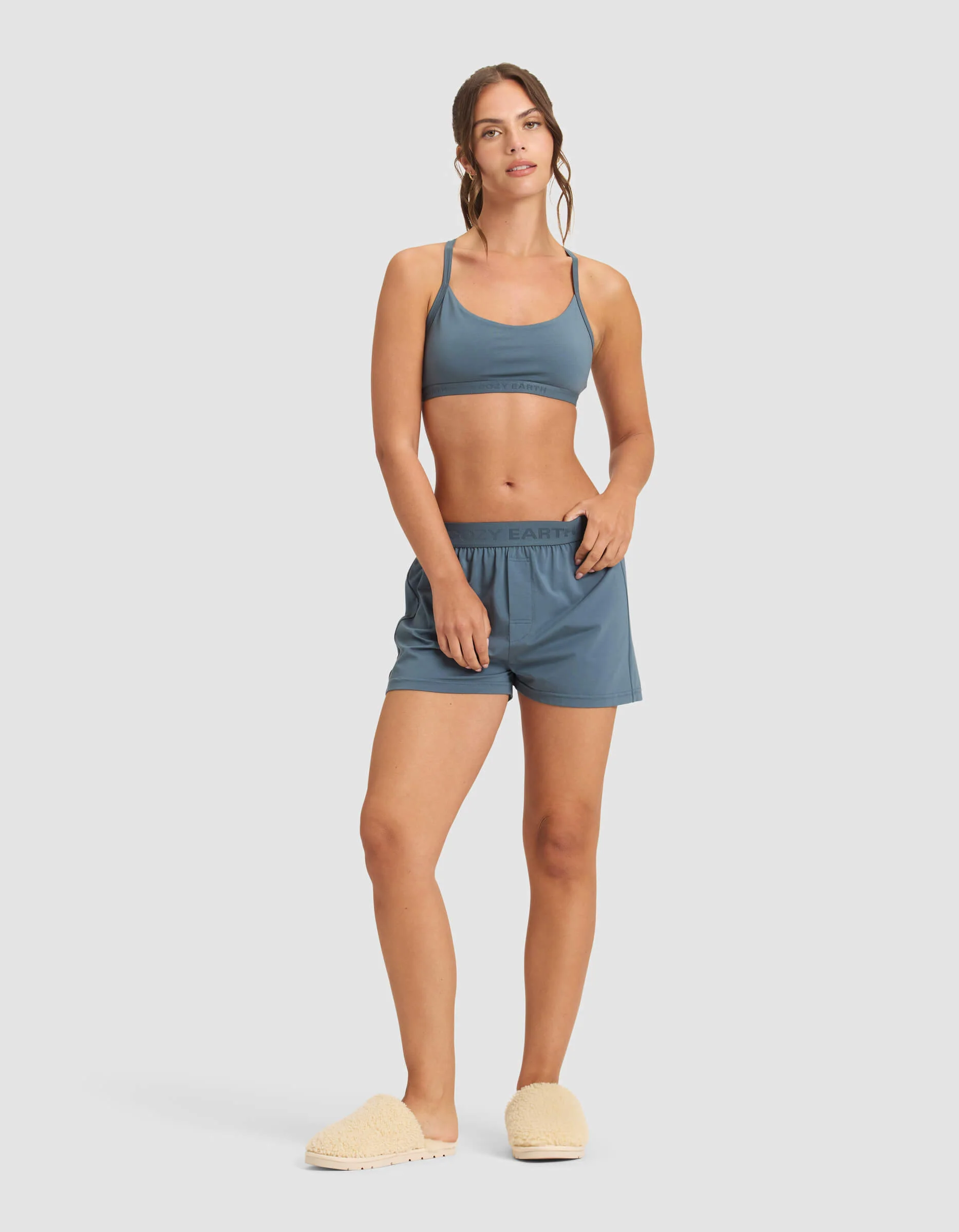 Women's First Layer Pajama Soft Bra & Boxer Short Set - Image 5