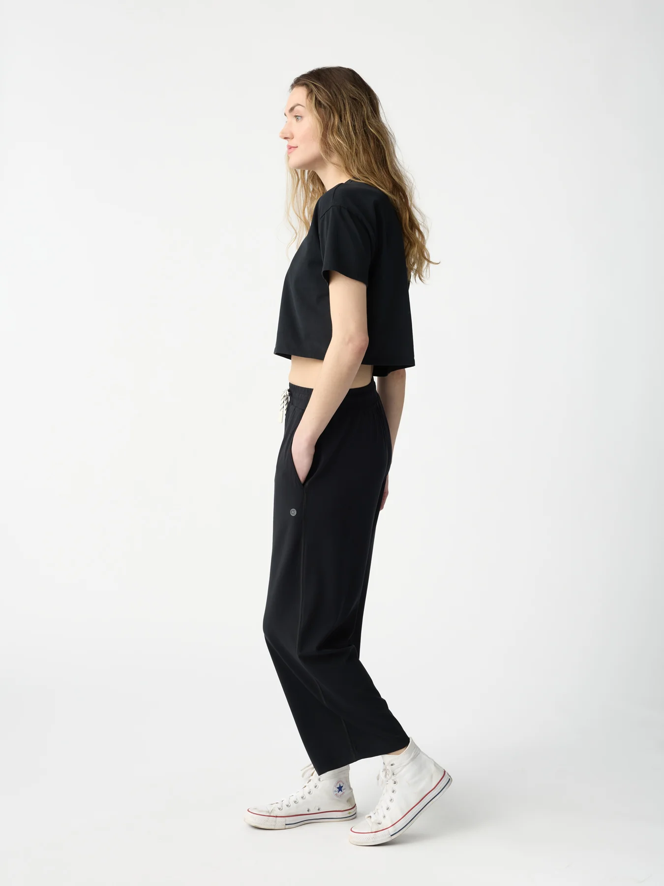 Women's Studio Cropped Wide Leg Pant - Wholesale - Image 13