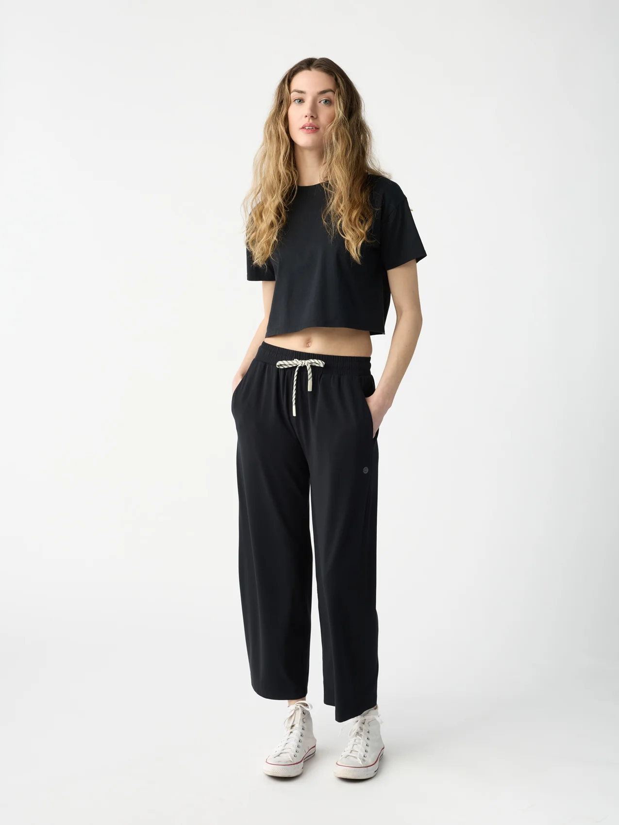 Women's Studio Cropped Wide Leg Pant - Wholesale - Image 14
