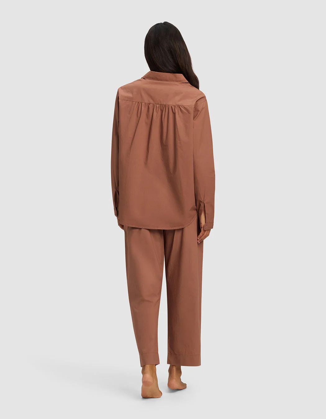 Women's Sutton Long Sleeve Cropped Pajama Set - Last Chance - Image 5